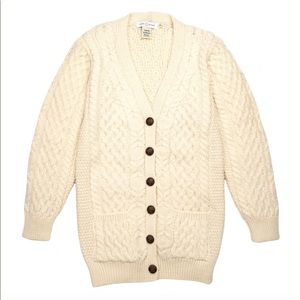 Heidi Wynne Merion Wool Fisherman Cardigan